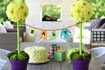 Baby Shower Topiary Clothesline Centerpiece