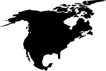 ALENA couvre l'Amérique du Nord.