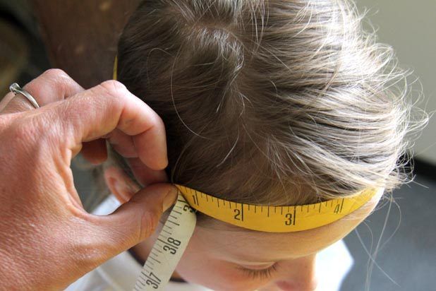 mesure kid's head