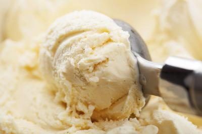 Boule de crème glacée à la vanille