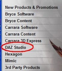 Lien pour libérer DAZ Studio