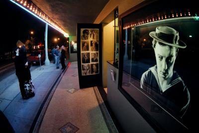 Photo de Buster Keaton sur l'affichage mural Silent Movie Theatre