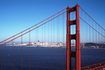Un tour d'acier de centre du Golden Gate Bridge.