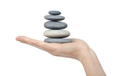 Balancing stones de stress.