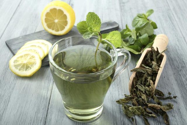 Le thé vert est chargé avec des antioxydants.