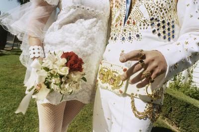 Mariée avec Elvis marié