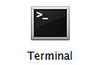 L'application MacOS X Terminal