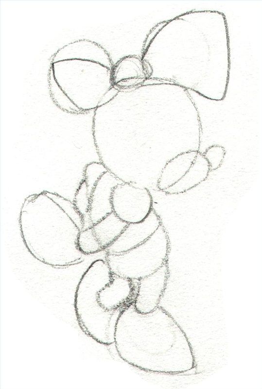 Comment Dessiner Minnie Mouse