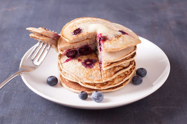 Sarrasin & amp; Blueberry Pancakes