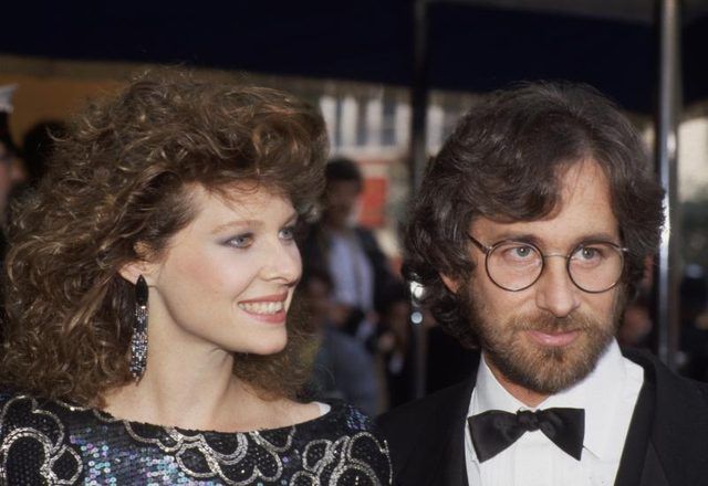 1980's redcarpet event with Steven Spielberg with his wife Kate Capshaw