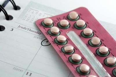 pilules de contrôle des naissances sur le calendrier