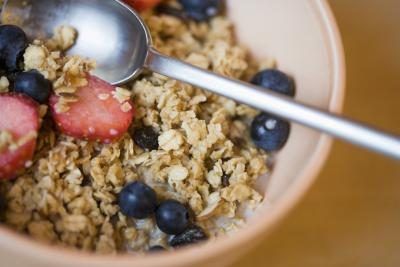 Essayez céréales biologiques pour propre, pas trop transformés choix de petit déjeuner.