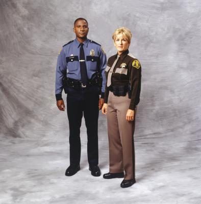 L'officier de police et shérif
