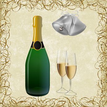 Champagne ISN't only for toasting--it is also a gorgeous shade for your gown.